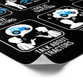 Things I Do In My Spare Time Farmer Tractors Farmi ポスター (角)