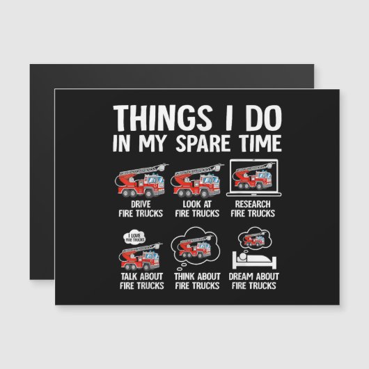 Things I Do In My Spare Time Fire Trucks Firefight (正面/裏面)