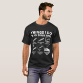Things I Do In My Spare Time Funny Fountain Pen Lo Tシャツ (正面フル)