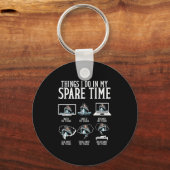 Things I Do In My Spare Time Funny Titanic キーホルダー (正面)