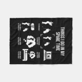 Things I Do In My Spare Time, Golf Player フリースブランケット (正面(横))