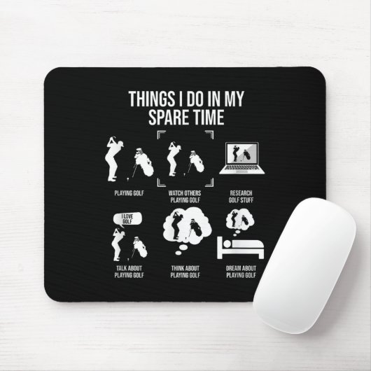 Things I Do In My Spare Time, Golf Player マウスパッド (マウス)