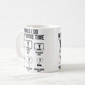 Things I Do In My Spare Time Golf Player Golfing P コーヒーマグカップ (正面左)