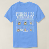 Things I Do In My Spare Time Guinea Pig Cavy Lover Tシャツ (デザイン正面)
