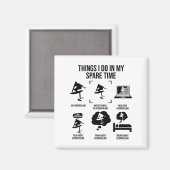 Things I Do In My Spare Time - Hydrofoiling  マグネット (正面/裏面)