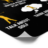 Things I Do In My Spare Time Play Golf  ポスター (角)