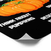Things I Do In My Spare Time Pumpkin _ Pumpkins Fu ポスター (角)
