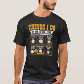 Things I Do In My Spare Time Sheeps  Farmer Tシャツ (正面)