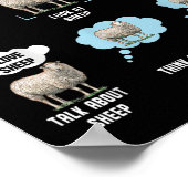 Things I Do In My Spare Time Sheeps Funny Sheep  ポスター (角)