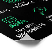 Things I Do In My Spare Time Spreadsheets Accounta ポスター (角)