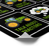 Things I Do In My Spare Time Tractor Lovers  ポスター (角)