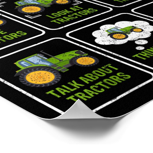 Things I Do In My Spare Time Tractor Lovers  ポスター (角)