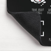 Things I Do Spare Time Baseball Funny Player Men W マウスパッド (コーナー)