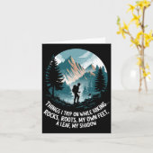 Things I Trip On While Hiking  カード (黄色い花)