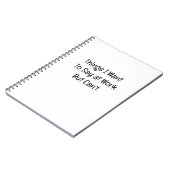 Things I Want To Say at Work But Can't ノートブック (左側)