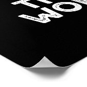 Things Iron おもしろい Working Out Iron Pun Dark BG ポスター (角)