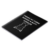 Things My Corgi Bossed & Butt-Wiggled ノートブック (左側)