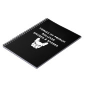 Things My French Bulldog Snored & Sassed ノートブック (左側)