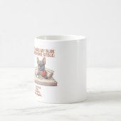 Things My Frenchie Stole Funny French Bulldog Dog  コーヒーマグカップ (中央)