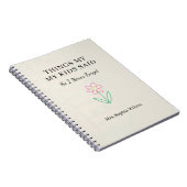 Things My Kids Said Funny Daycare Personalized ノートブック (右側)