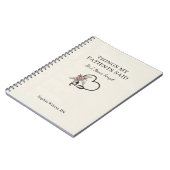 Things My Patients Said Funny Nurse Personalized  ノートブック (左側)