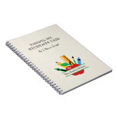 Things My Students Said Funny Teacher Custom  ノートブック (右側)