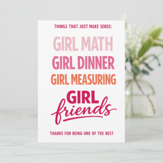 Things That Just Make Sense Friendship Card シーズンカード (スタンド正面)