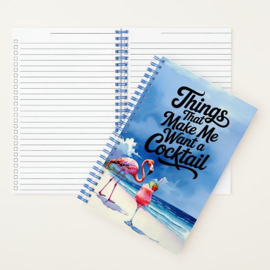 Things That Make Me Want to Drink ノートブック (内側)