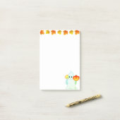 Things To Do & 幽霊、カボチャ&キャンドルオンホワイト ポストイット (デスク上)