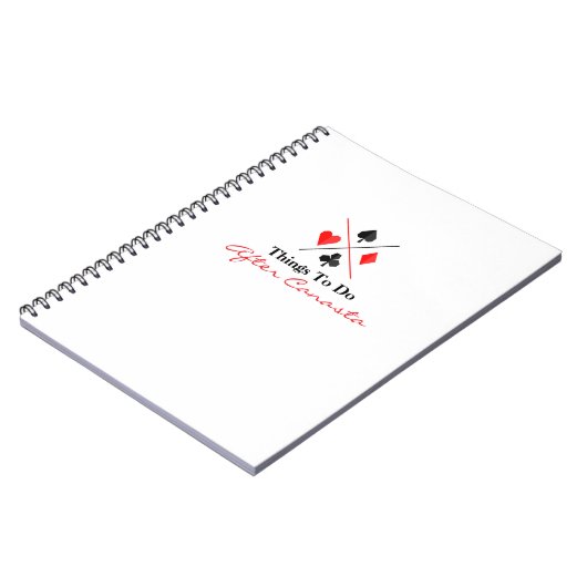 Things To Do After Canasta ノートブック (左側)