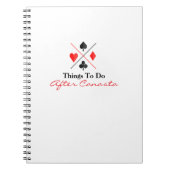 Things To Do After Canasta ノートブック (正面)