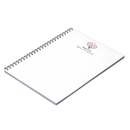 Things To Do After Pickleball ノートブック (左側)