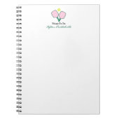 Things To Do After Pickleball ノートブック (正面)