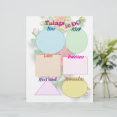 Things to DO and Todayスケジュールバラプランナー レターヘッド (スタンド正面)