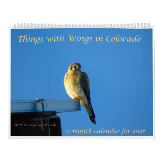 Things with Wings: A Wildlife Photography Calendar カレンダー