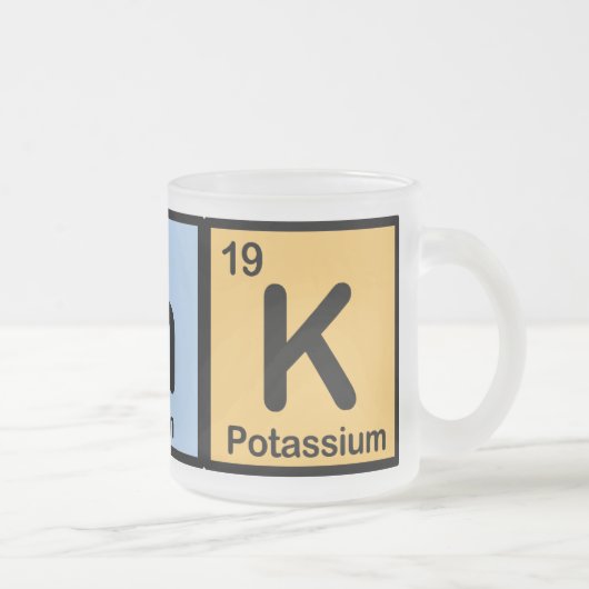 think要素の作りました フロストグラスマグカップ (右)