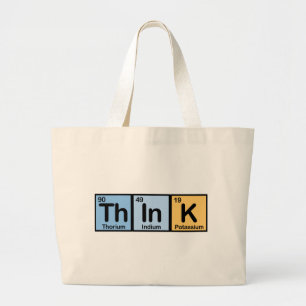 think要素の作りました ラージトートバッグ