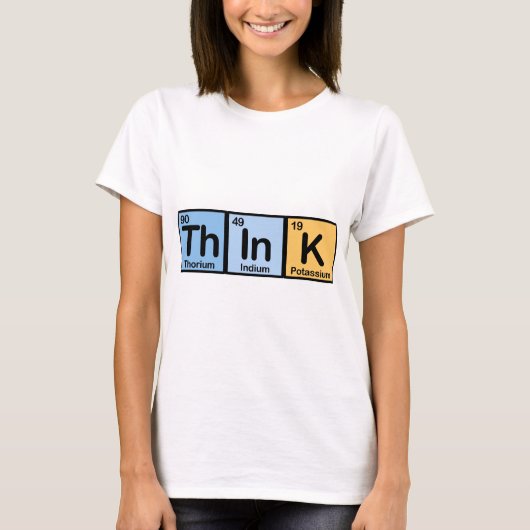 think要素の作りました tシャツ (正面)
