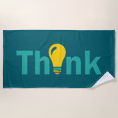 Think ビーチタオル (正面)