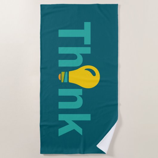 Think ビーチタオル (正面)