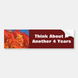 Think About It ステッカー もう4年