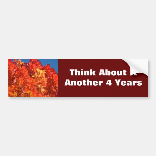 Think About It ステッカー もう4年 (正面)