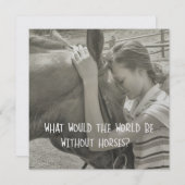 THINK AS ONE 5.25 x 5.25 card 招待状 (正面/裏面)