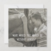 THINK AS ONE 5.25 x 5.25 card 招待状 (正面)