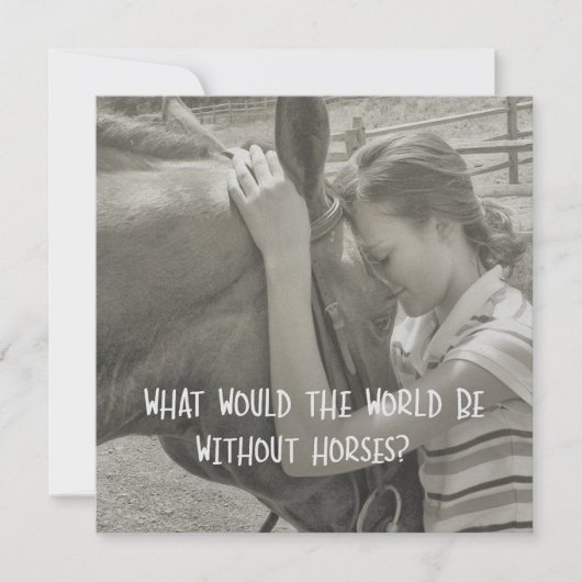 THINK AS ONE 5.25 x 5.25 card 招待状 (正面)