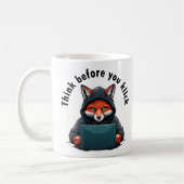 Think before you click - Cyber Security コーヒーマグカップ (左)