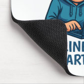 Think Before You Click - Online Safety Awareness マウスパッド (コーナー)