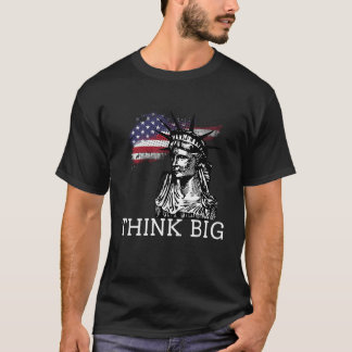 Think Big - ドナルド・トランプのモチベーショナル・クォート Tシャツ