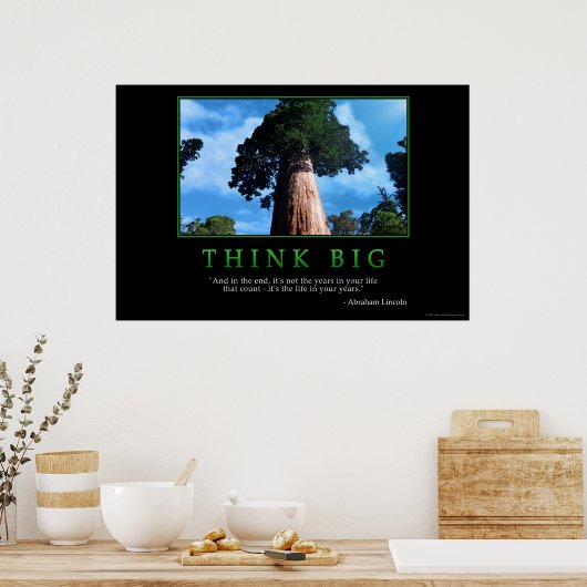 Think Big ポスター (キッチン)