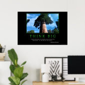 Think Big ポスター (ホームオフィス)